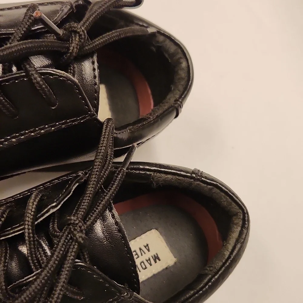 Madison Avenue Shoes Size 3 Black Dress Shoes Boys Formal